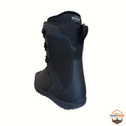 Gearonimo Sports Ride Orion 2026 black snowboard boot with Intuition foam liner, rear view