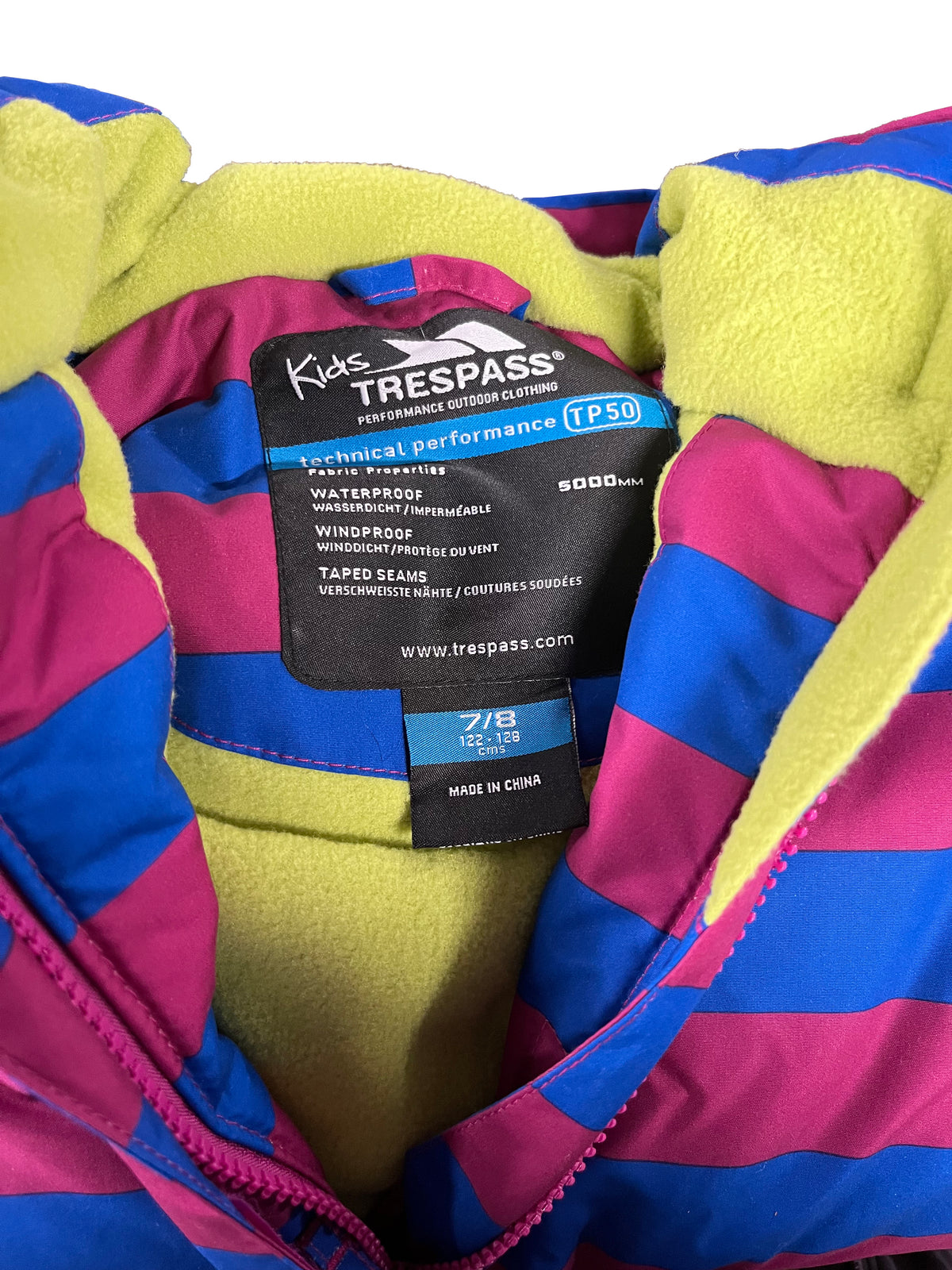 Trespass kids snow jacket