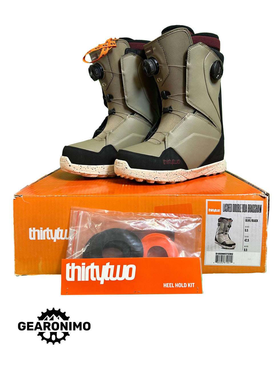 Thirtytwo Double BOA Bradshaw 2019 Snowboard Boots - Size 9.5 - image 2