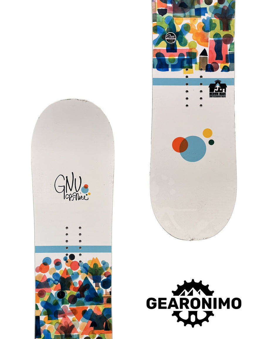 GNU B Nice Snowboard - 139cm - image 2