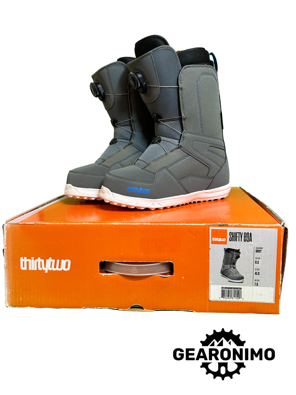 Thirtytwo Shifty BOA 2019 Snowboard Boots - Size 8.5 - image 2