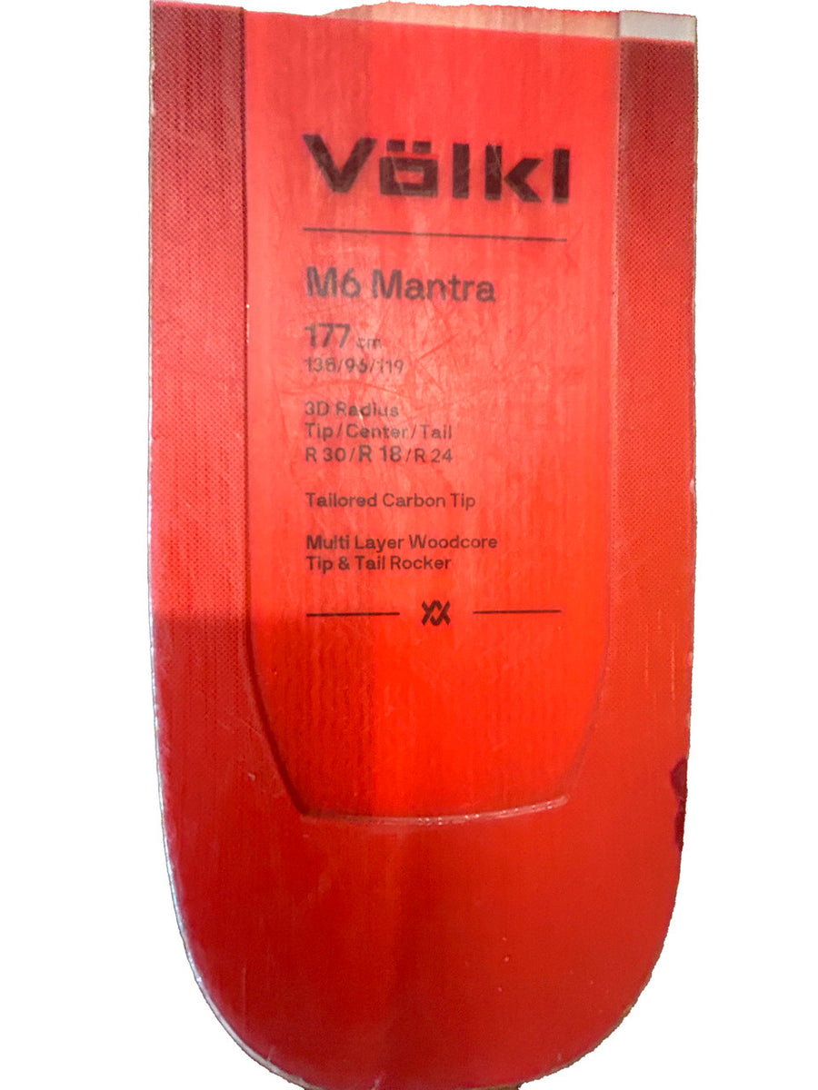 Volkl Mantra M6 Skis (21/22) With Salomon 3M 10 Bindings 177cm (B) - image 9