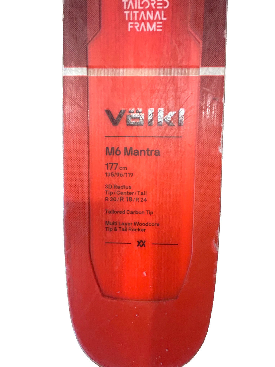 Volkl Mantra M6 Skis (21/22) With Salomon 3M 10 Bindings 177cm (B) - image 10