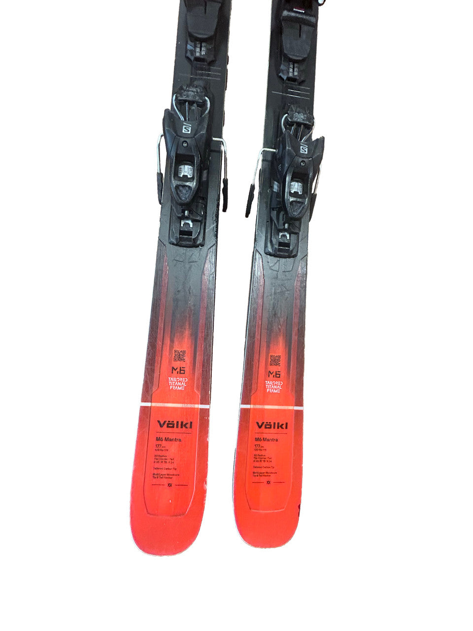 Volkl Mantra M6 Skis (21/22) With Salomon 3M 10 Bindings 177cm (B) - image 13