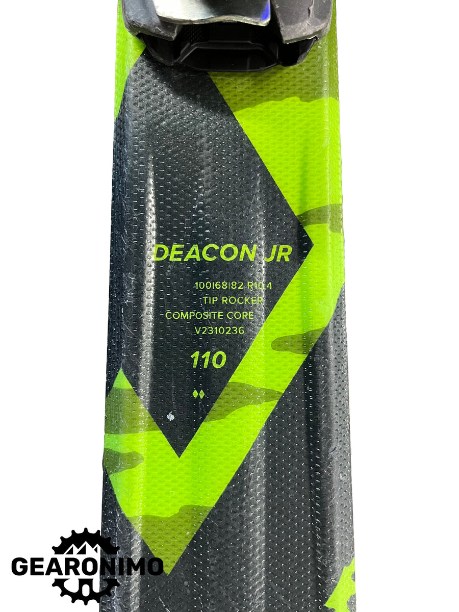 Volkl Deacon Jr ski with Grip Walk bindings