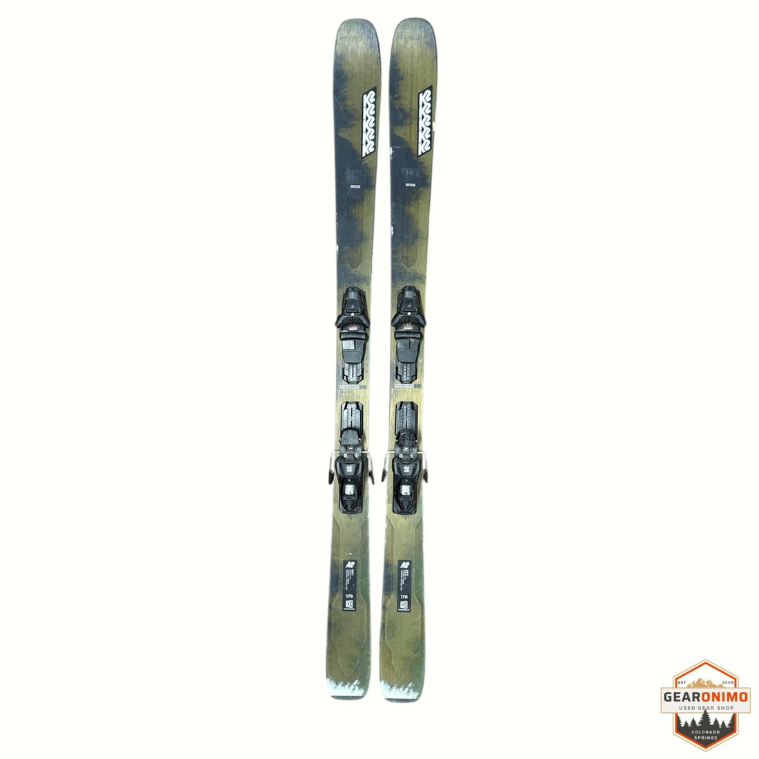 K2 Mindbender 89Ti Skis With Salomon M11 Bindings - 170 cm