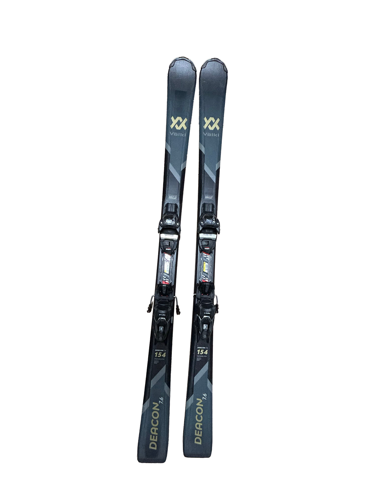 Volkl Deacon 7.6 Skis With Marker FDT 10 Bindings (Multiple Sizes)