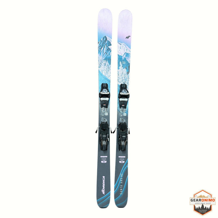 Nordica Santa Ana 92 Ski with Marker Squire 11 Bindings- 155cm - 155 cm