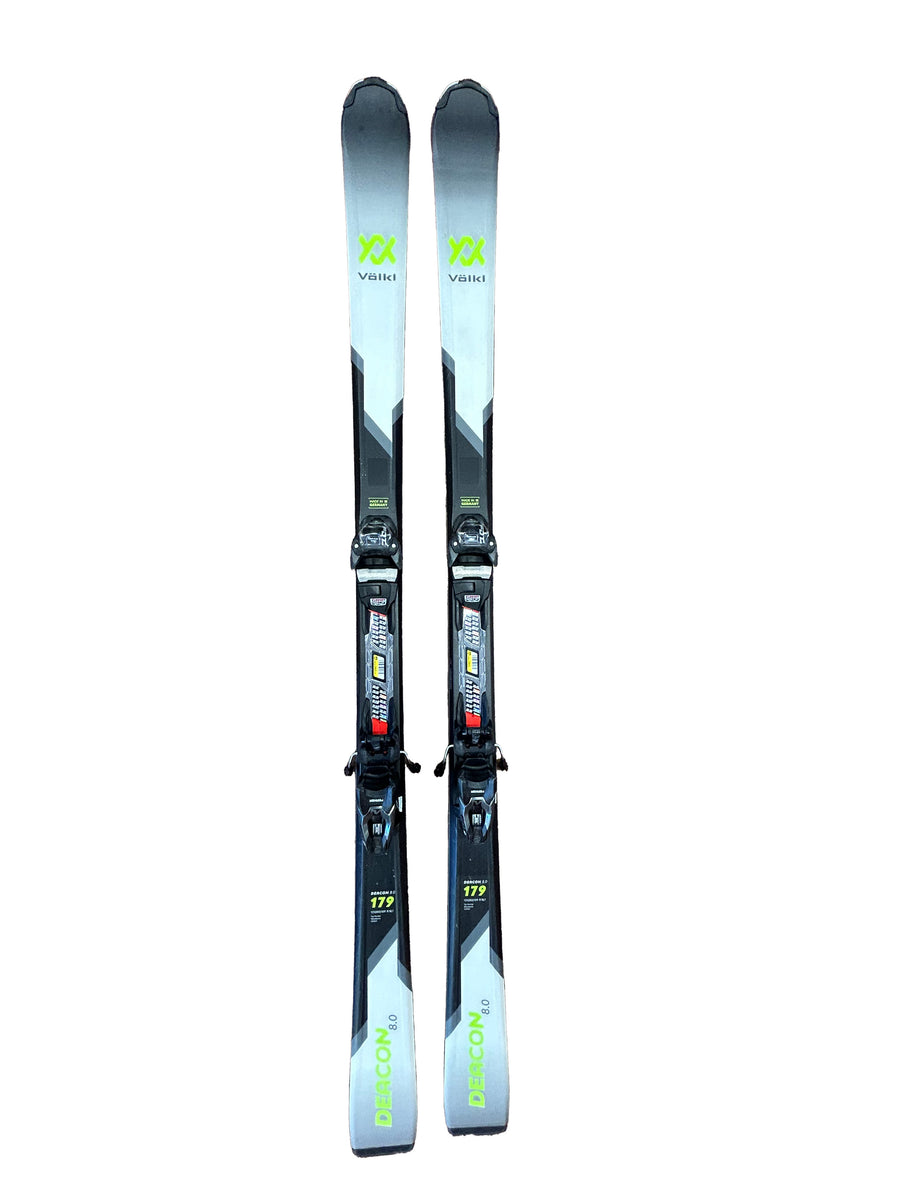 Volkl Deacon 8.0 Skis With Marker FDT 10 Bindings (Multiple Sizes)