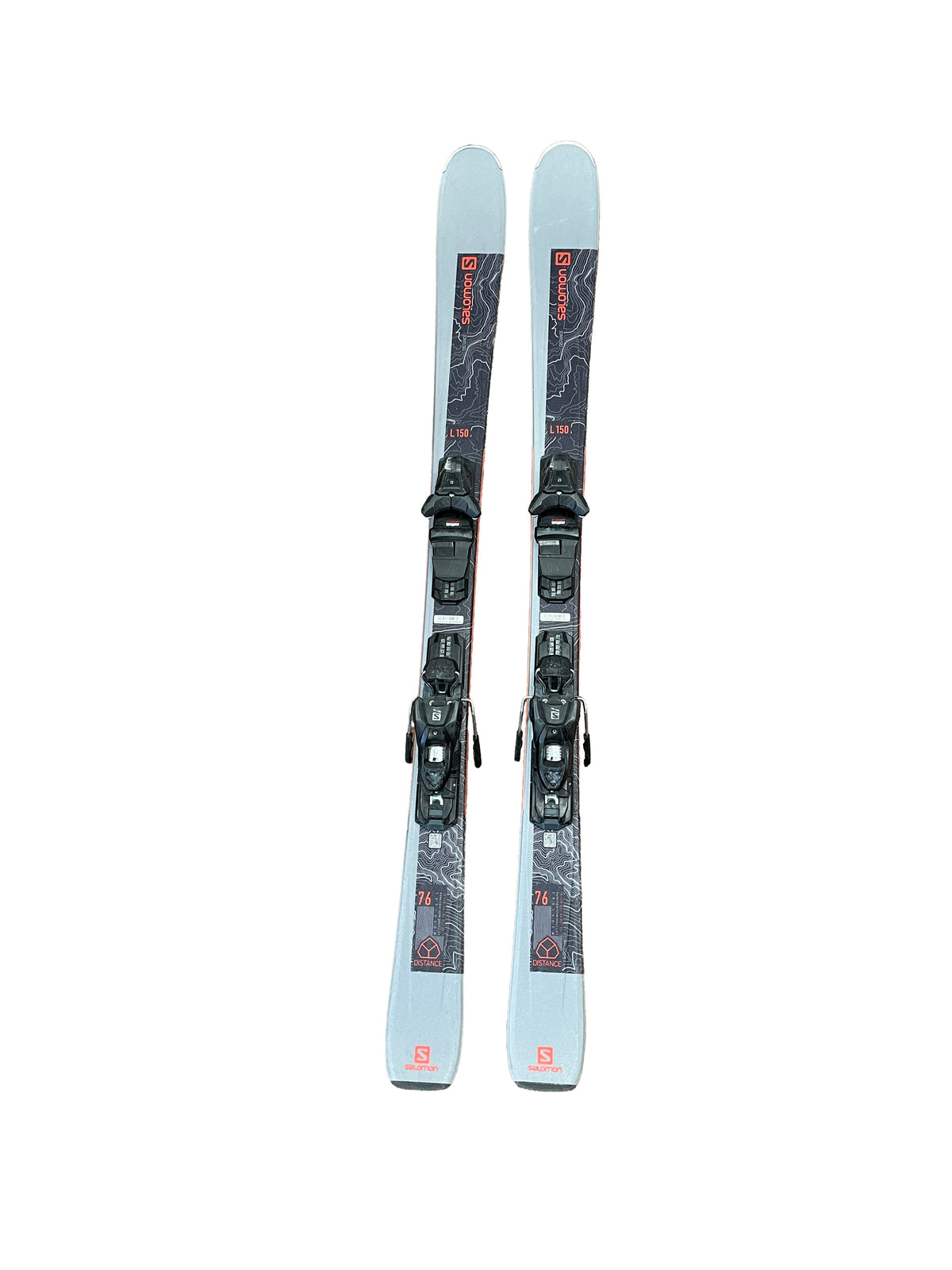 Salomon Distance 76 Skis With Salomon 3m10 Bindings (Multiple Sizes)