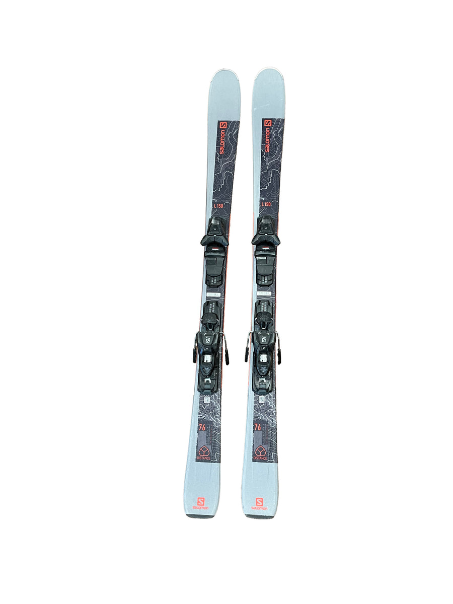 Salomon Distance 76 Skis With Salomon 3m10 Bindings (Multiple Sizes)