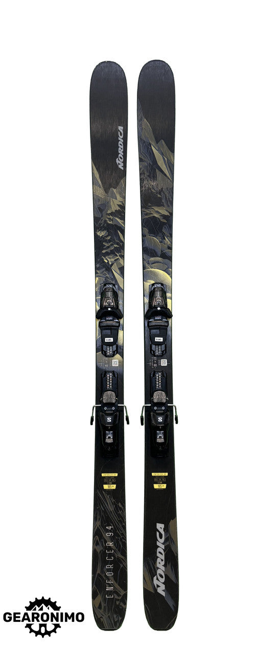 2025 Nordica Enforcer 94 Skis With Salomon M11 Bindings - 185cm (A) - image 2