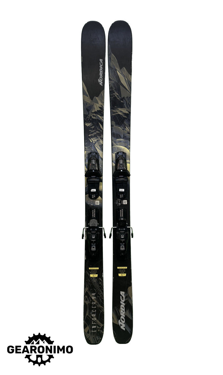 2025 Nordica Enforcer 94 Skis With Salomon M11 Bindings - 167cm (A) - image 1