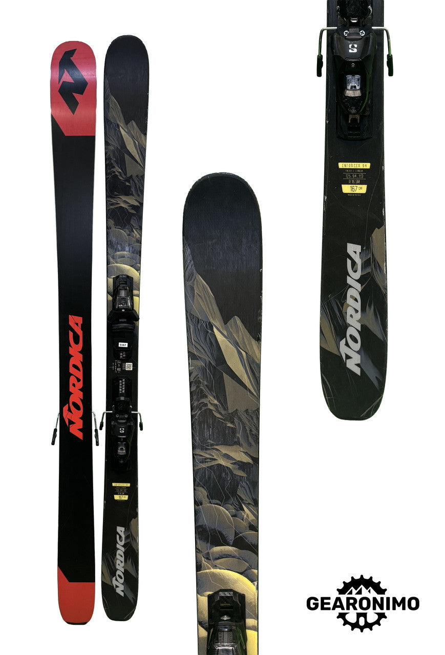 2025 Nordica Enforcer 94 Skis With Salomon M11 Bindings - 167cm (A) - image 3