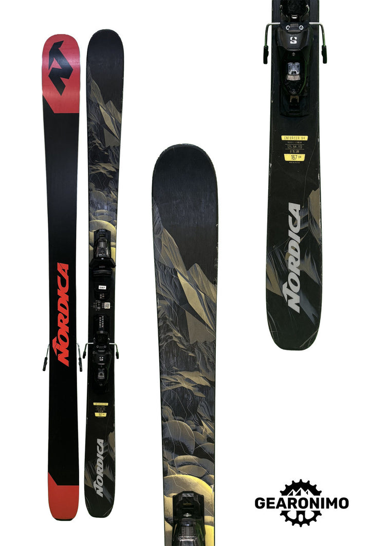 2025 Nordica Enforcer 94 Skis With Salomon M11 Bindings - 167cm (A) - image 3