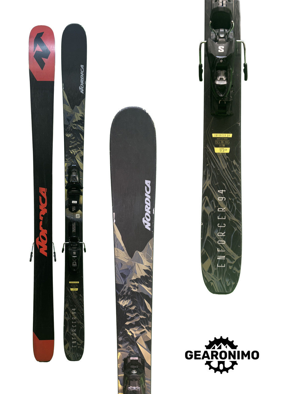 2025 Nordica Enforcer 94 Skis With Salomon M11 Bindings - 173cm (A) - image 4