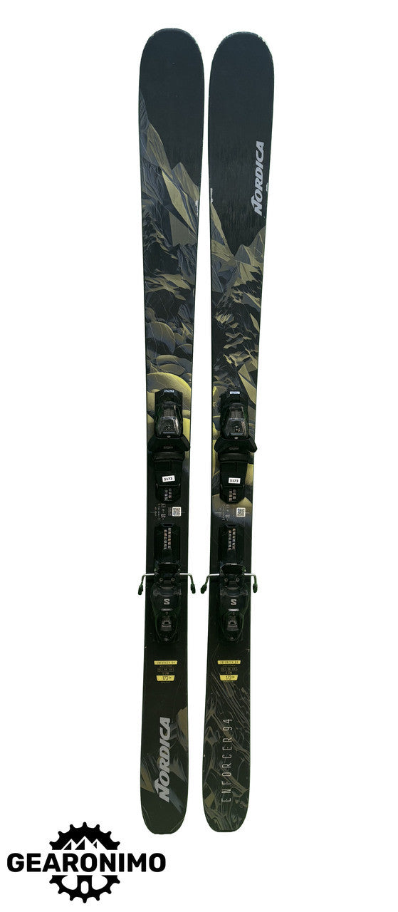 2025 Nordica Enforcer 94 Skis With Salomon M11 Bindings - 173cm (A) - image 1