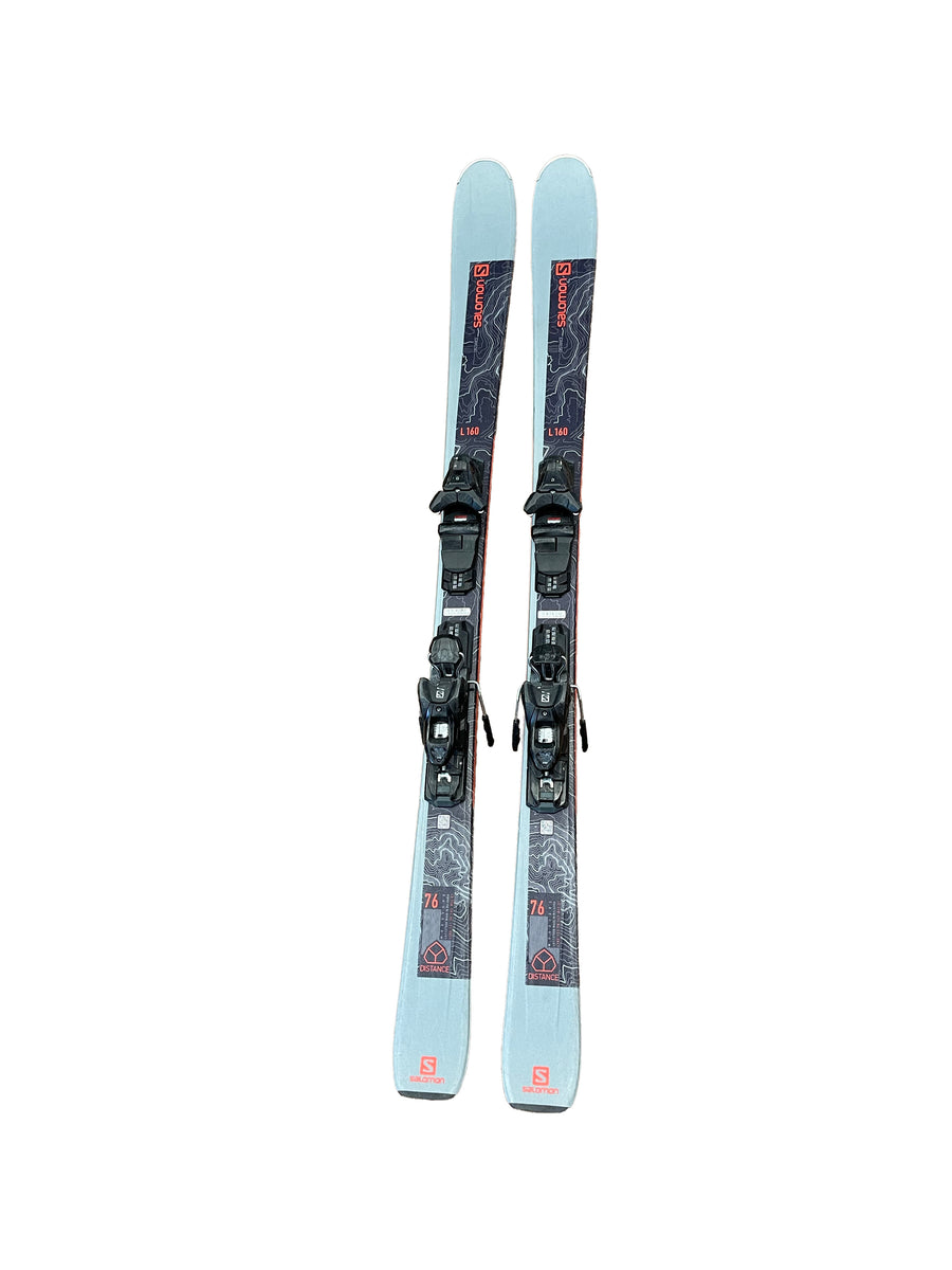 Salomon Distance 76 Skis With Salomon 3m10 Bindings (Multiple Sizes)
