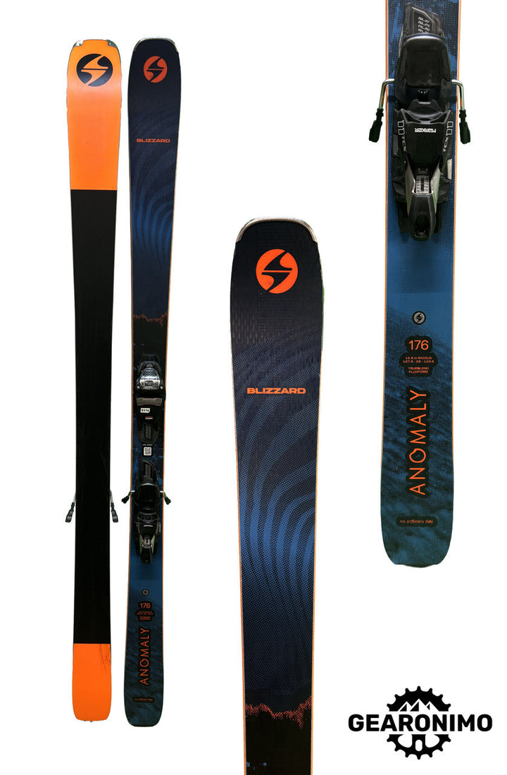 2025 Blizzard Anomaly 88 Skis With Marker TCX 11 Bindings - 176cm - image 3