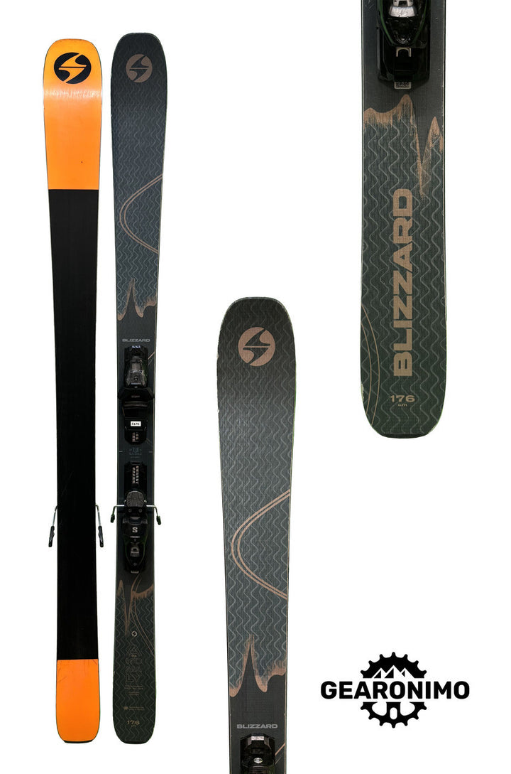 2025 Blizzard Anomaly 94 Skis With Salomon M11 Bindings - 176cm - image 1