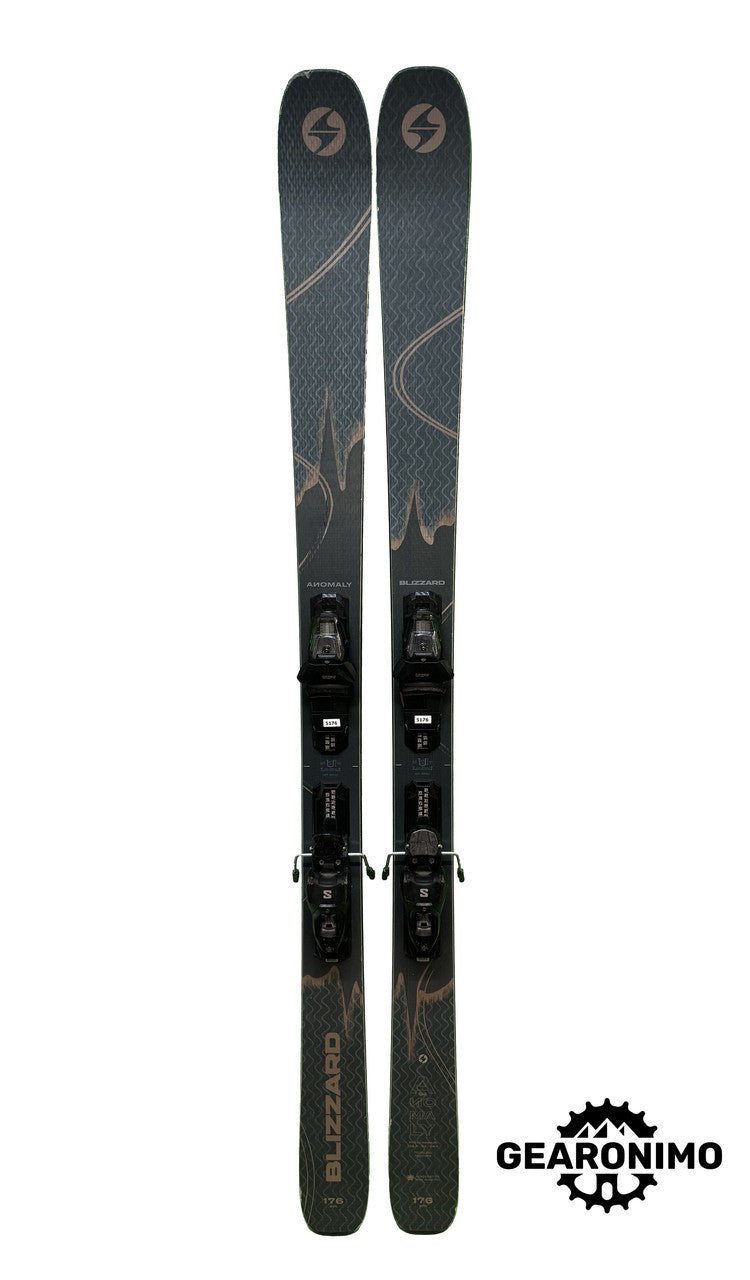 2025 Blizzard Anomaly 94 Skis With Salomon M11 Bindings - 176cm - image 2