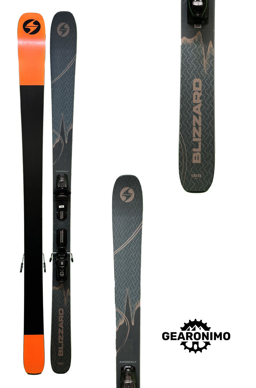 2025 Blizzard Anomaly 94 Skis With Salomon M11 Bindings - 188cm - image 3