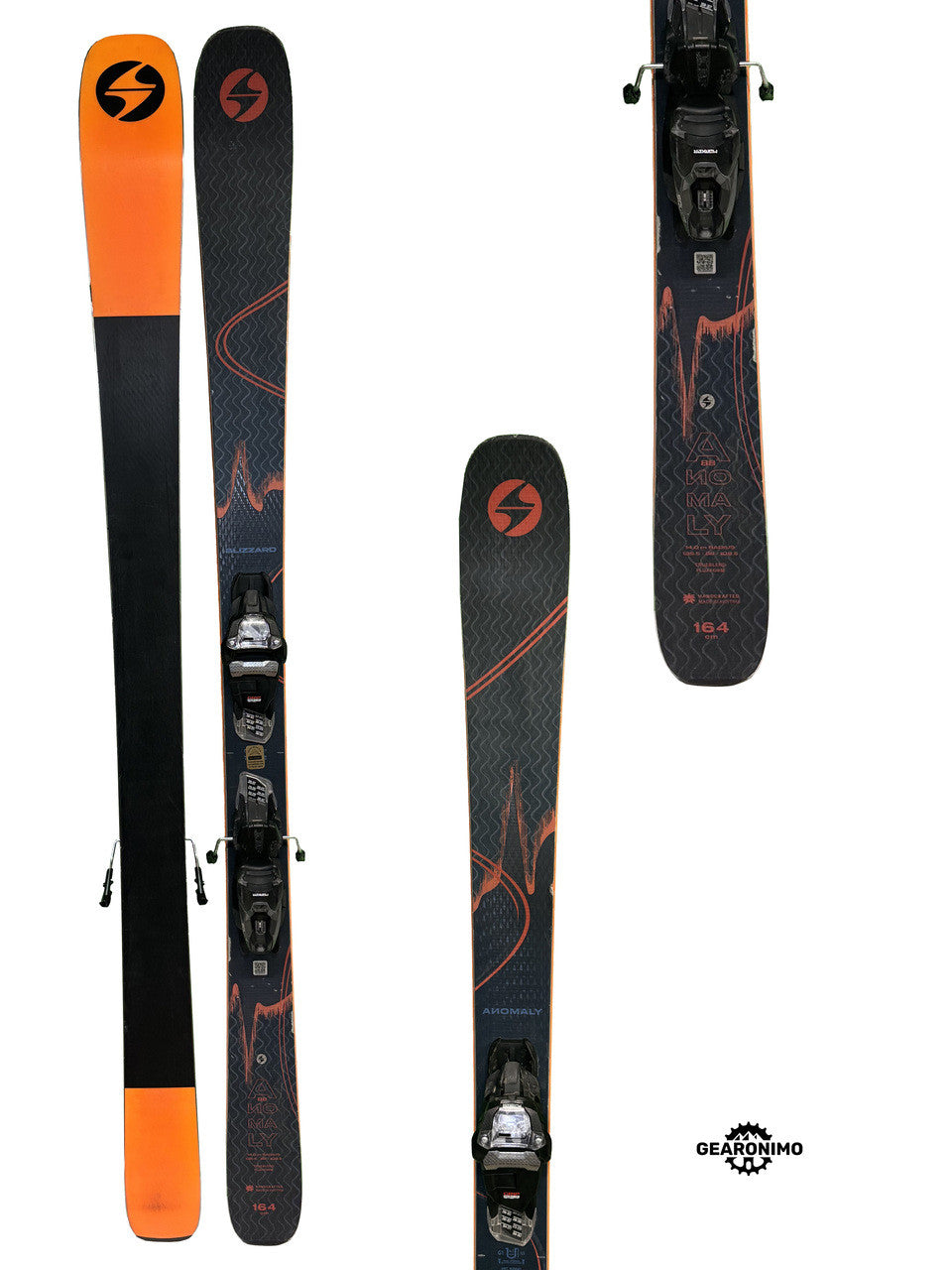 Blizzard Anomaly 88 Skis (2025) With Marker Squire 10 Bindings - 164 cm - image 3