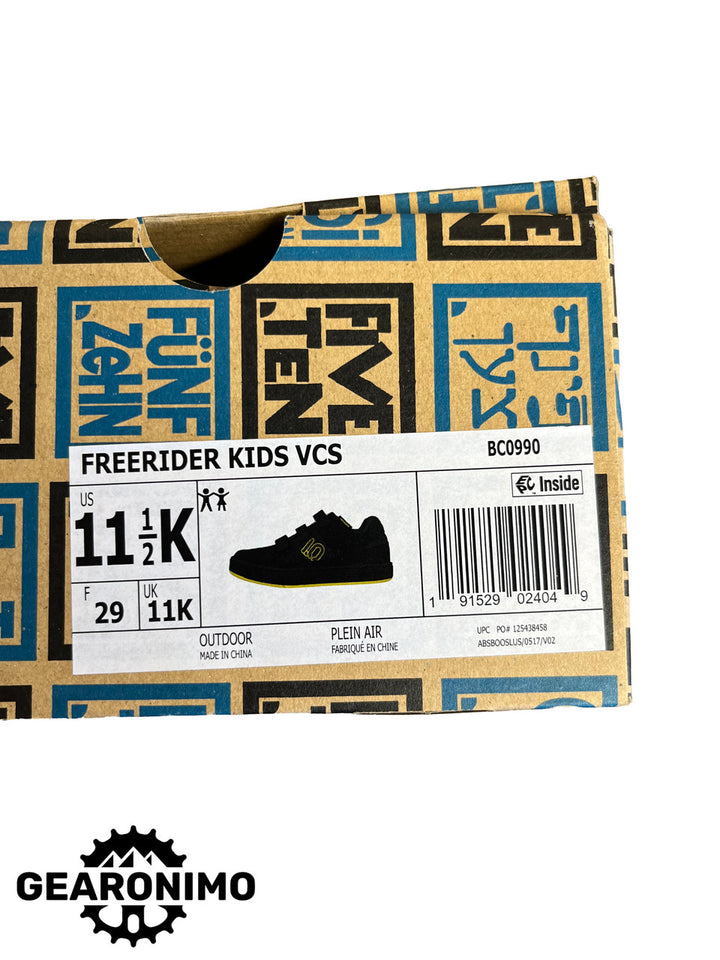 5.10 Kids Freerider Bike Shoes Sz 11.5 - image 1