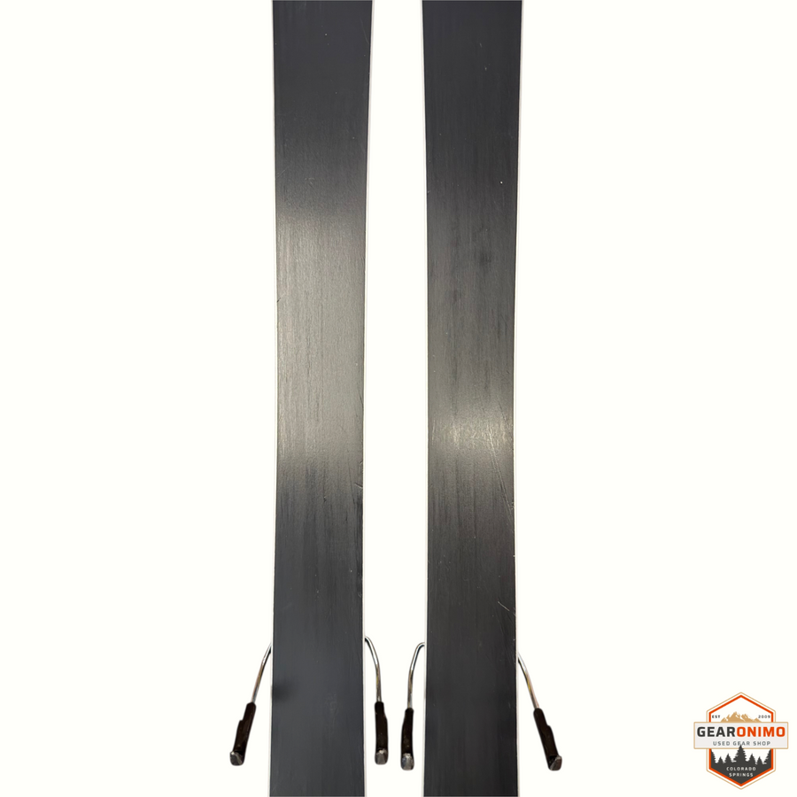 Gearonimo Sports Rossignol E78 Ca skis with Look Xpress 11 bindings, featuring black bases in a 162 cm length.