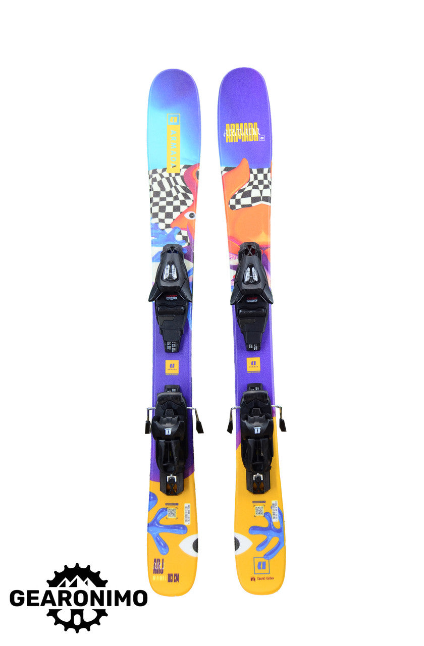 Armada ARJ Kid Skis With Bindings - 108cm - image 1