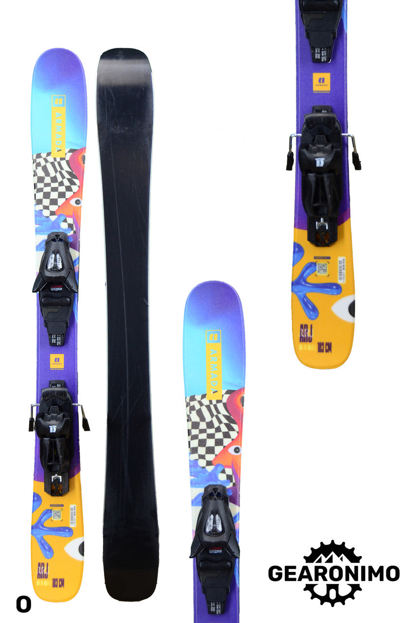 Armada ARJ Kid Skis With Bindings - 108cm - image 3