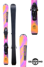 Salomon QST Junior Skis With Salomon C5 Bindings - 110 cm - image 3