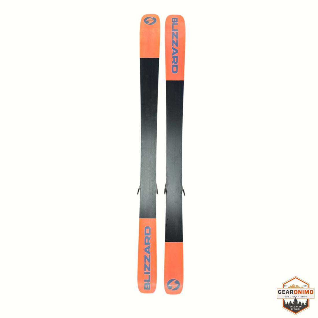 Blizzard Rustler 10 Ski With Salomon M 11 Bindings - 186cm
