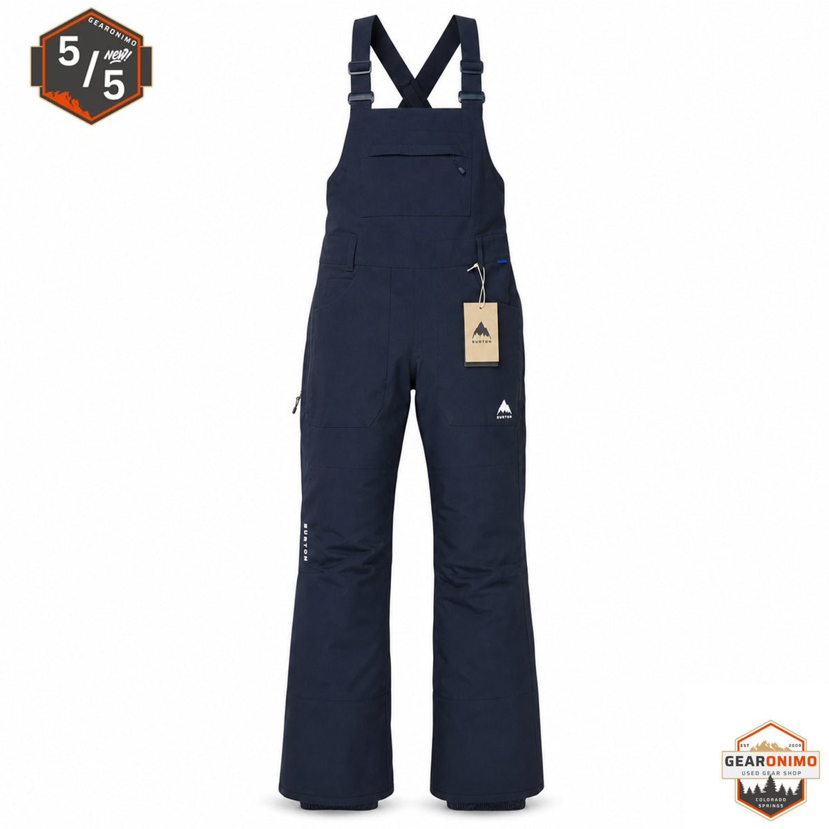 Burton Avalon Stretch Winter/Ski Bib - Women's XS (Black) - image 1
