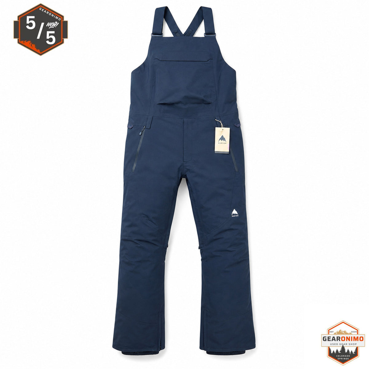 Burton Reserve 2L Winter/Ski Bib - Men's Extra Large / Tall (Black) - image 3