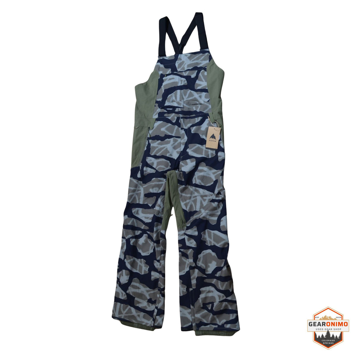 Burton Reserve 2L Winter/Ski Bib - Men's Extra Large (Camo) - image 1