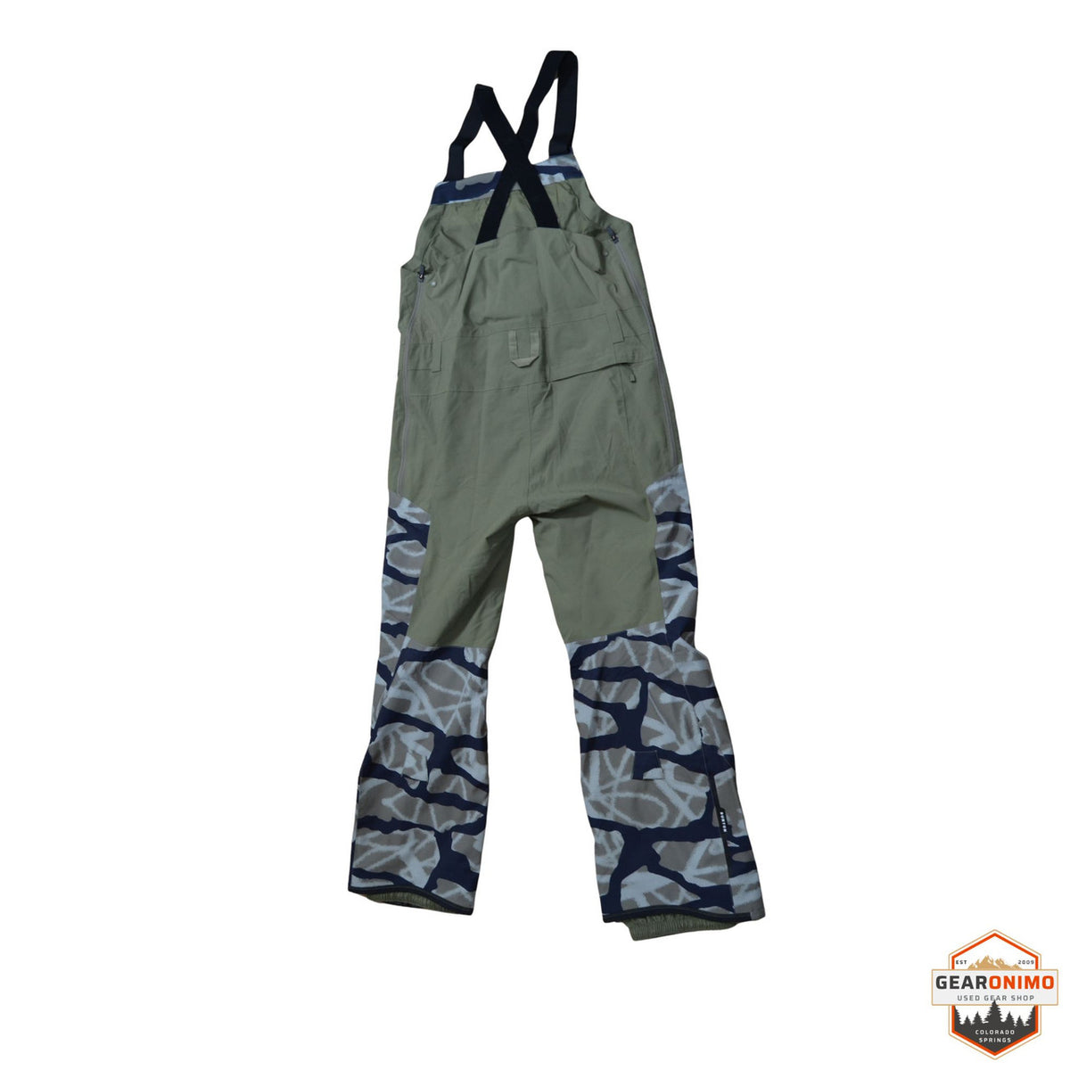 Burton Reserve 2L Winter/Ski Bib - Men's Large (Camo) - image 2