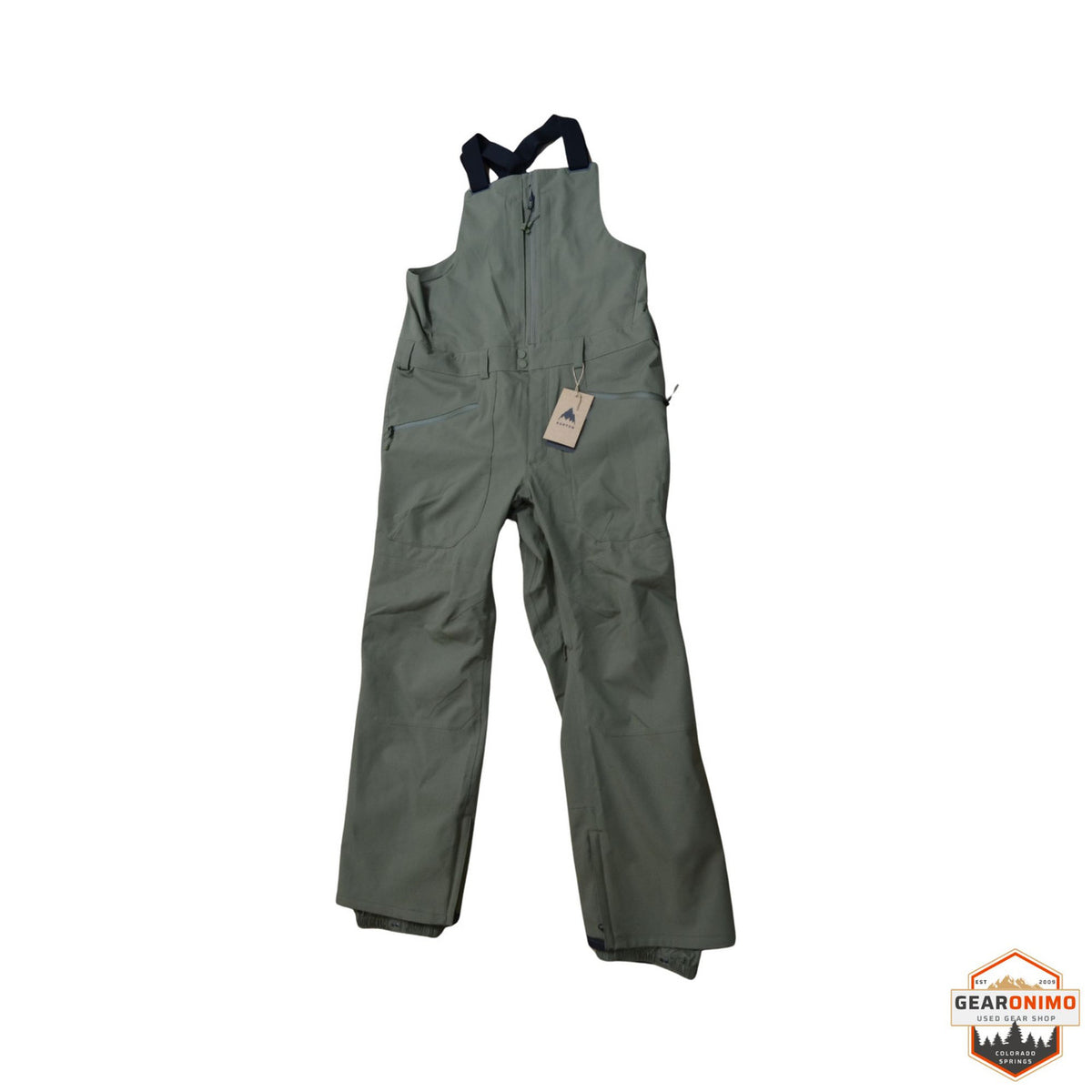 Burton Reserve 2L Winter/Snow Bib - Men's Extra Large (Forest Green) - image 1