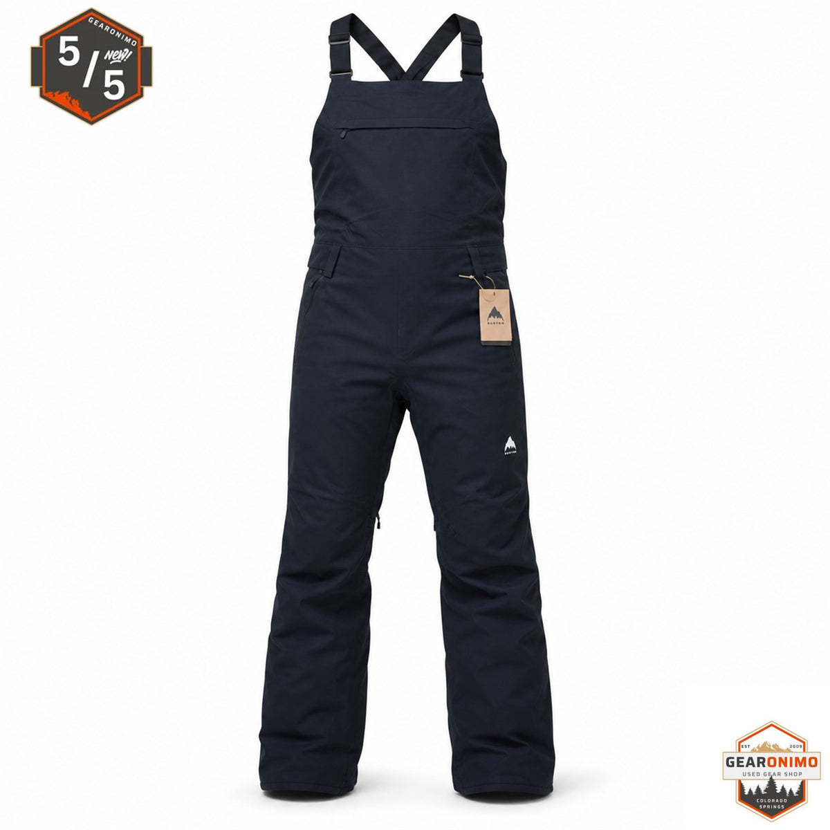 Burton Reserve 2L Winter/Snow Bib - Men's Large (Black) - image 3