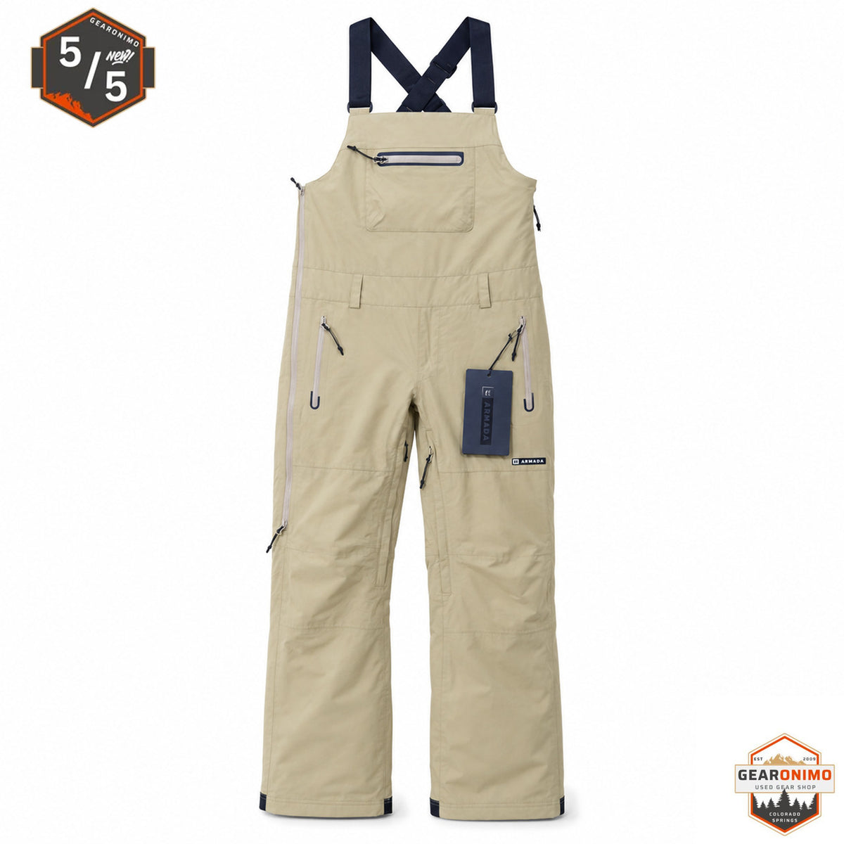 Armada Pascore 2L Winter/Ski Bib - Women's Medium (Khaki) - image 3