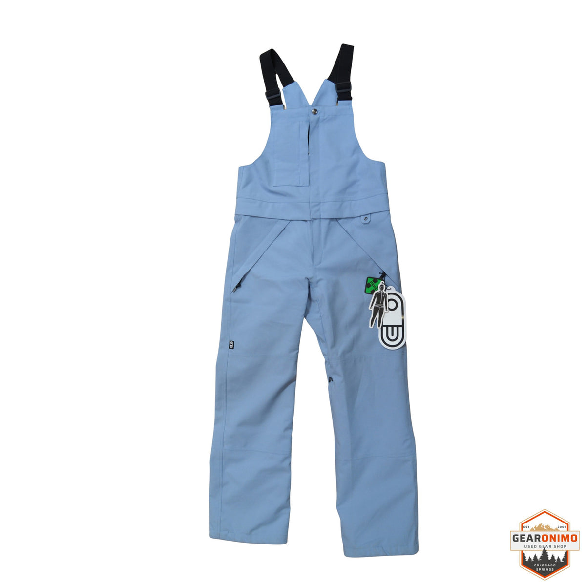 Airblaster Winter/Ski Hot Bib - Women's Small (Blue Mist) - image 2