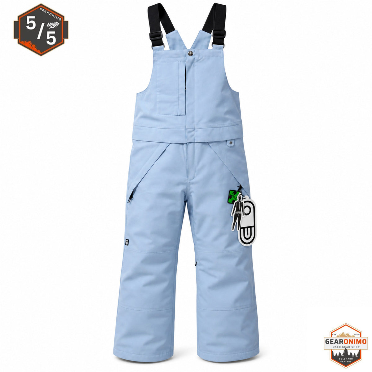 Airblaster Winter/Ski Hot Bib - Women's Small (Blue Mist) - image 1