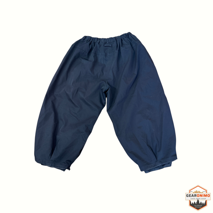 Gearonimo Sports Doorek unisex navy blue super baggy snow pants with an elastic waist and relaxed fit
