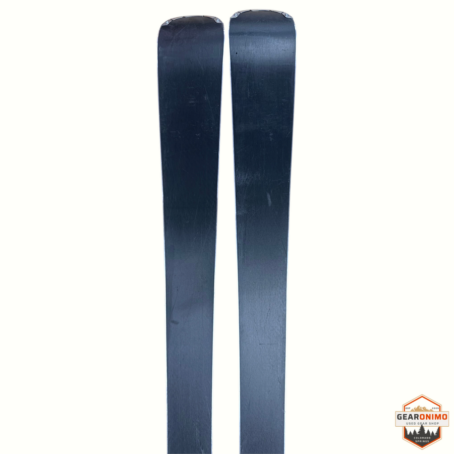 Gearonimo Sports Rossignol E78 Ca skis in black with Look Xpress 11 bindings, 178 cm length