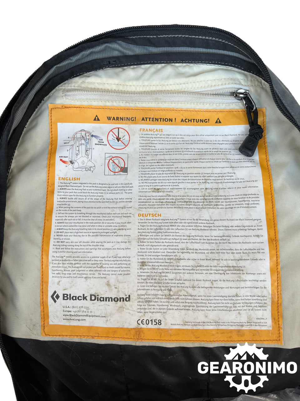 Black Diamond Covert Avalung - 32L - image 6