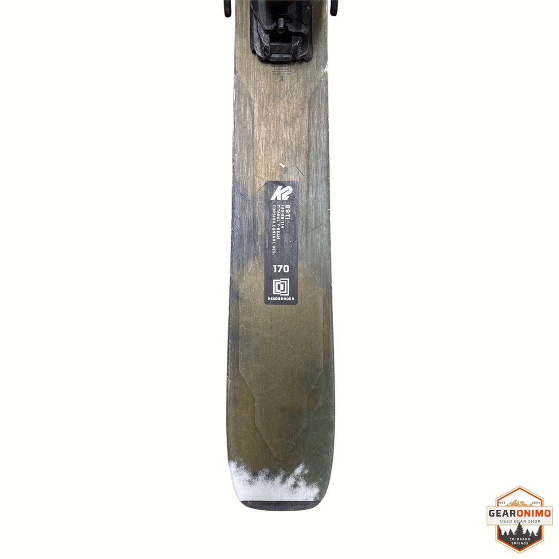 K2 Mindbender 89Ti Skis With Salomon M11 Bindings - 170 cm