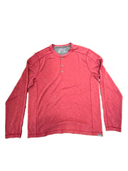 Eddie Bauer Long Sleeve 1/4 Button Up - Mens Lg - image 2