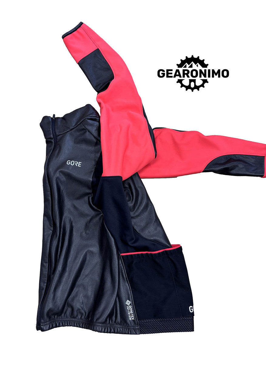 GOREwear Gore-tex Infinium Cycling Jacket - Black/red - Men's Medium - image 4