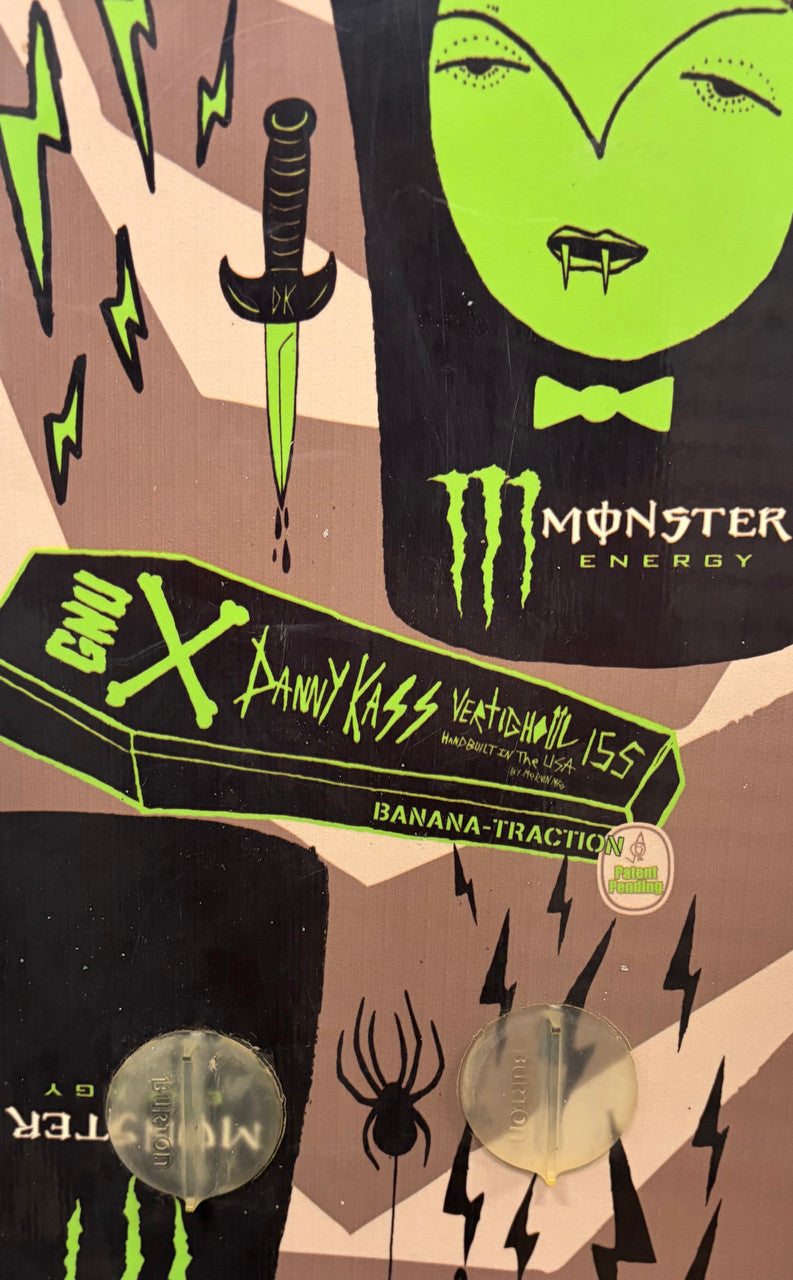 GNU Danny Kass Vertighoul Monster Snowboard - 155cm - image 2