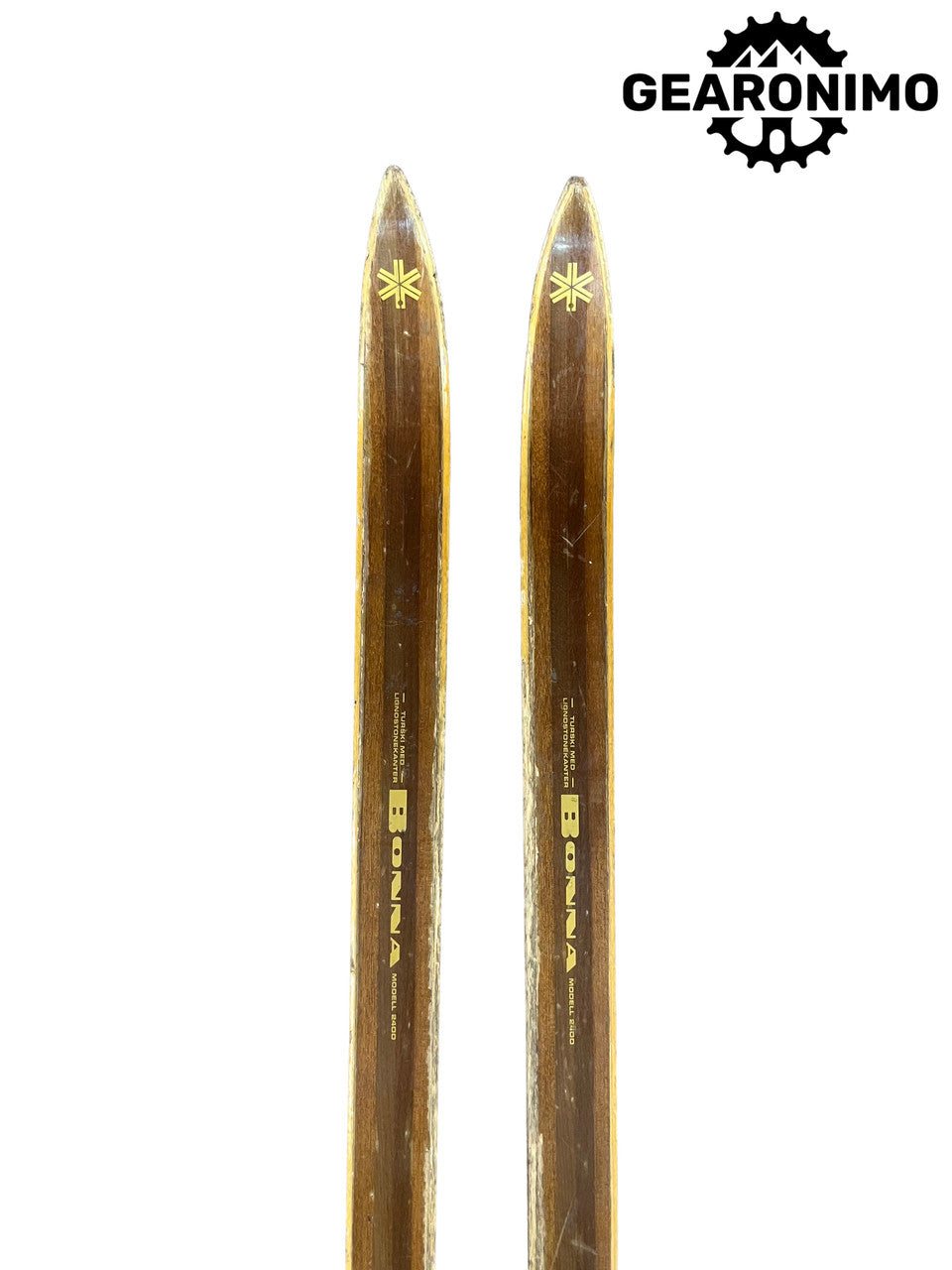 Bonna Wood cross country Skis (Model 2400 Wooden Skis) - image 1